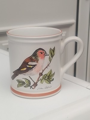 Vintage Denby ~ Birds Of Britain ~ Buchfink ~ Tasse ~ sehr guter Zustand Kostenloser UK P&P