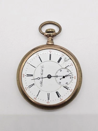 Antique Illinois Watch Pocket Watch 16s 15j Wadsworth Case 20yr Sidewinder 1903