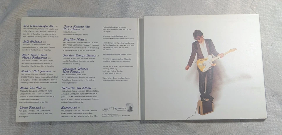 Paul Westerberg - Suicaine Gratifaction - CD - 1999 - Capital Records Foto 3 de 4
