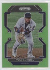 2022 Panini Prizm Tier II Lime Green Prizm 58/125 Yuli Gurriel #189 1ax