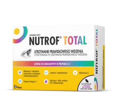 60 Kapselen NUTROF TOTAL Gesunde Augen /60 Kapseln
