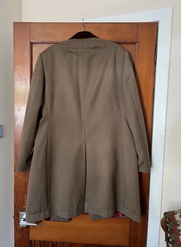 SAMUEL WINDSOR COVERT JACKET COAT 42”  100% pure new wool Crombie Cordings VGC - Image 3 of 4