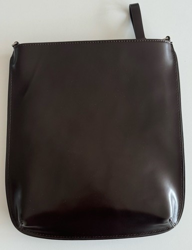 Pollini Damen Herren Leder Umhänge Tasche Kleiner Messengerbag Schultergurt Neu - Bild 8 von 15