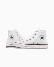 Chuck Taylor All Star Canvas Little Kids White High Top Shoe size 13.5