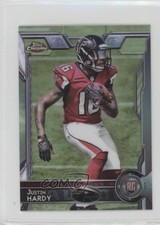 2015 Topps Chrome Mini Rookies Justin Hardy #149 fm0