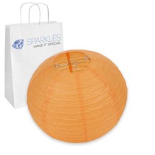 25 pcs 6" inch Chinese Paper Lantern - Orange - Wedding Party Event ca