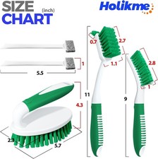 Cleaning Brush Set for Household Use, Scrub Brush, Kitchen Brush, Tile Lines Bru