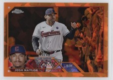 2023 Topps Chrome Sapphire Edition Orange /25 Josh Naylor #91