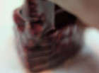 Vintage Mid-Century Red Cranberry Ceramic Girl At Wishing Well Planter ?Shawnee? — photo 10
