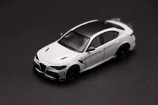 BBR 1/64 Scale Alfa Romeo Giulia GTA White Diecast Car Model Toy Gift