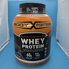 Body Fortress Super Advanced Whey Protein Powder Chocolate 3.9lbs Exp 6/27 10.25 per gallon