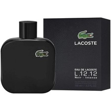 Lacoste L.12.12 Noir Intense by Lacoste for Men Eau de Toilette Spray 3.3 oz