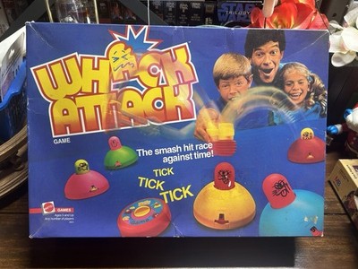 Vintage 1986 WHACK ATTACK Game Mattel COMPLETE Tested Works 80's