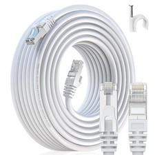 30FT - Cat 6 Shielded Ethernet Cable 30ft, 23 AWG Patch Cable, High Speed RJ45