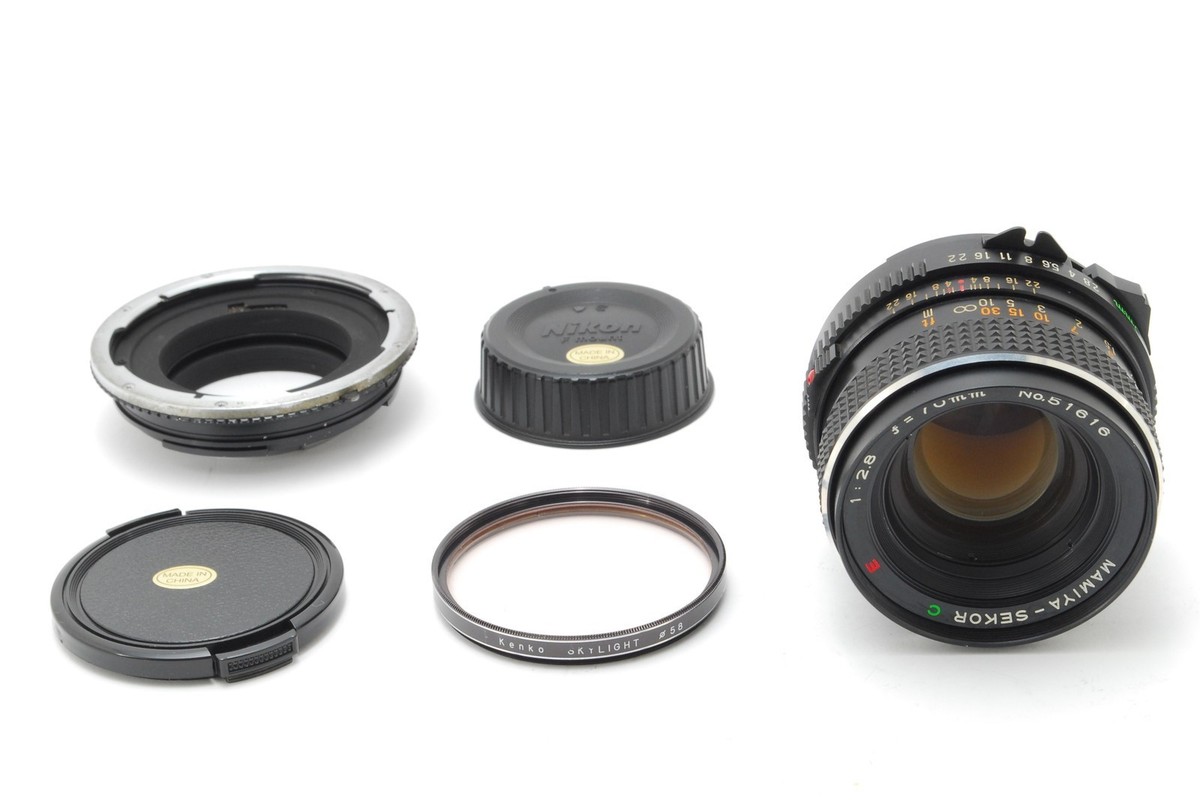 ❁完動品❁Mamiya M645 1000S Sekor C 70mm f2.8 Near MINT-] Mamiya M645 1000S + PD Finder + Sekor C E 70mm