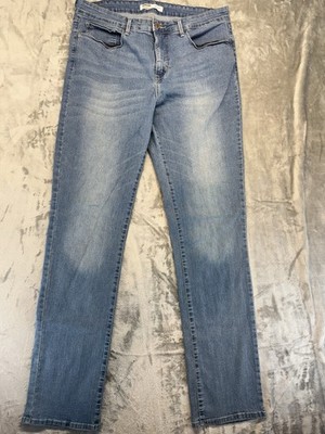 LEVI'S Signature GOLD Women's  16M  33 x 32 Jeans TOTALLY SHAPING STRAIGHT Blue