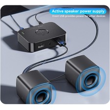 2026 Bluetooth V6.0 Audio Receiver Adapter Remote Home/Car Stereo Wired Speaker