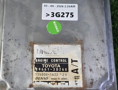Toyota Hilux Surf KZN185G KZN185W 1KZTE A/T 89661-3D260 engine