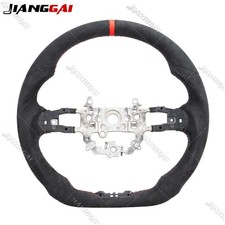 Full Alcantara Steering Wheel For Honda 11th Civic Fl 2022-2026 Red Line Full Alcantara Steering Wheel For Honda 11th Civic Fl 2022-2026 Red Line