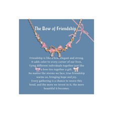 To My Best Friend Zircon Bow Bracelets Friendship Gifts for Sister Bestie Friend
