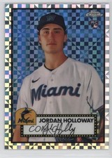 2021 Topps Chrome Platinum Anniversary X-Fractor Jordan Holloway #110 0us8