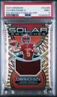 2024 PANINI OBSIDIAN SOLAR SWATCHES SILVER #SSJDS JAYDEN DANIELS RC /99 PSA 9