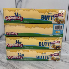Squeezy Salted Butter Squeeze Ball Stress Reliever, 14 oz Gel, Non-Toxic