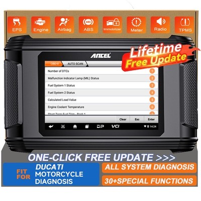 Professional Diagnostic Tool for Ducati Motorcycle Oil ABS ECU Coding Scanner US