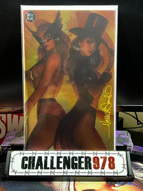 Justice League Unlimited #5 SZERDY SIGNED FOIL VIRGIN w/ COA