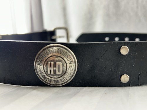 Harley-Davidson Leather Belt With Logo Mounts