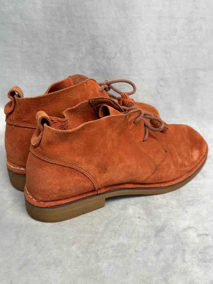 Zapatos Hush Puppies para Hombres Talla 9 Marrón Gamuza Chukka Botas del Desierto Informales Con Cordones Foto 3 de 4