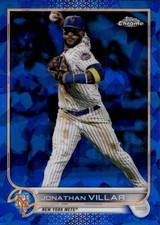 2022 Topps Chrome Sapphire Edition Jonathan Villar #532 New York Mets 26H