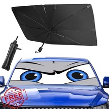 Car Windshield Sun Shade Umbrella Foldable UV Rays Heat Protection 57"x31"