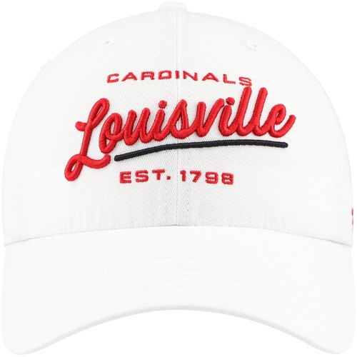 Women's '47 White Louisville Cardinals Sidney Clean Up Adjustable Hat - Afbeelding 2 van 4