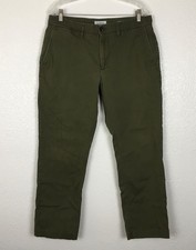 Mens Size 34 Goodfellow  Co Athletic Fit Hennepin Green Chino Pants  A14