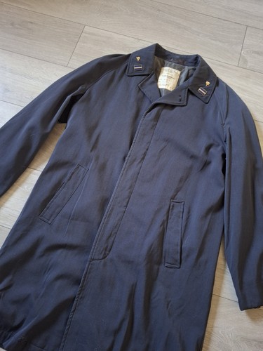RAF Uniform Raincoat Blue 1972 Vintage Collar Rank & VTR Badges Size 176/100 - Picture 5 of 20