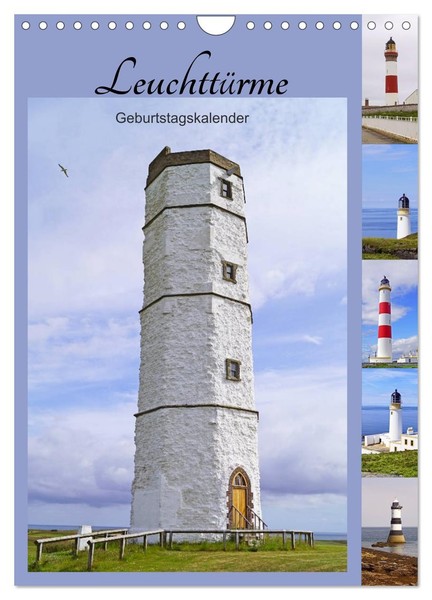 LeuchttüRme - Geburtstagskalender (Wandkalender 2026 Din A4 Hoch), Calvendo Mona-image
