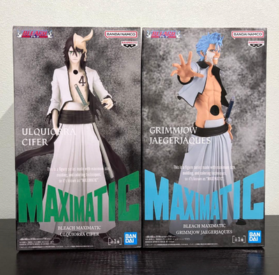 BLEACH MAXIMATIC Grimmjow Jaegerjaquez & Ulquiorra Cifer Figure