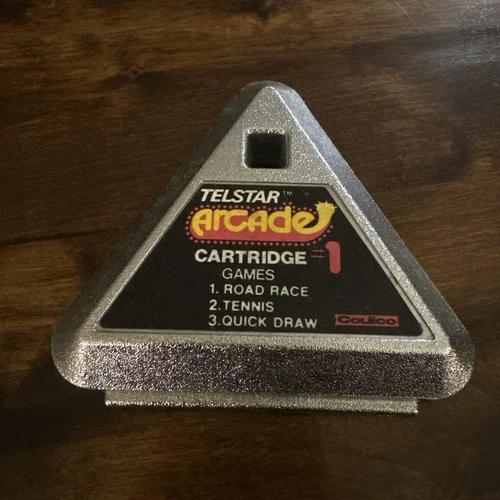 Vintage Coleco Telstar Arcade Video Game Cartridge #1 - Tested - Authentic