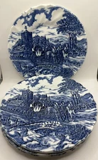 Set of 4 Myott Royal Mail Fine Staffordshire Ware Dessert Plates