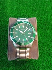 Bulova Men's Classic 98B359 Watch Stainless Steel, Green Dial, 44mm