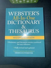 Webster's All-In-One Dictionary and Thesaurus, Second Edition by Merriam-Webster
