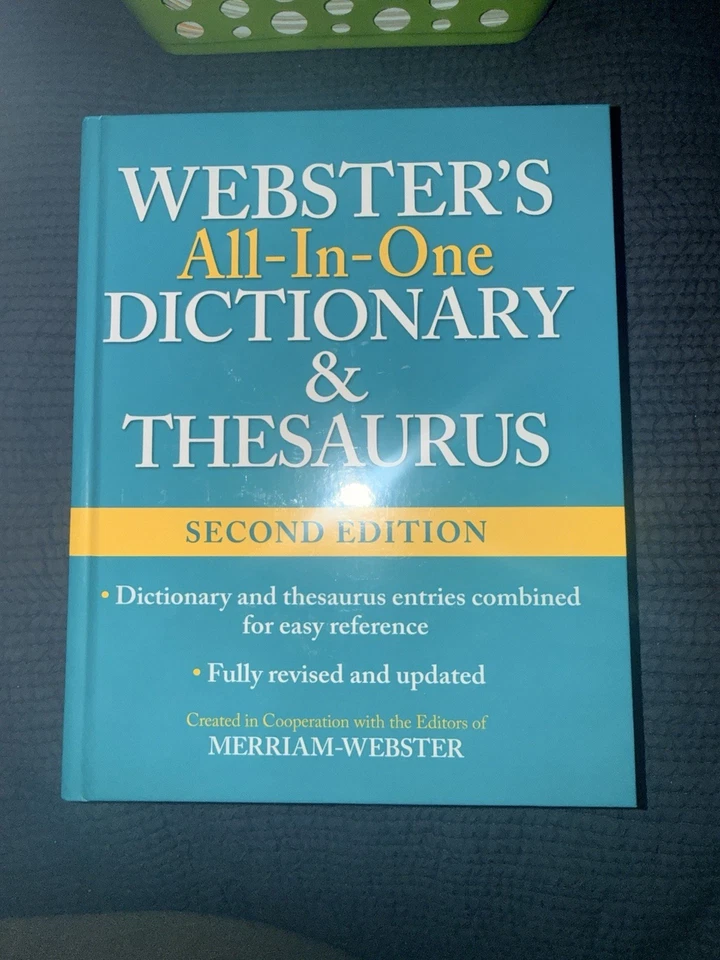 Webster's All-In-One Dictionary and Thesaurus, Second Edition by Merriam-Webster