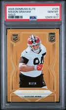 2025 Donruss Elite Mason Graham True Gold #125 First Print /10 RC Rookie PSA 10