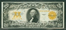 $20 Gold Certificate, 1922, Fr. #1187, VF/XF