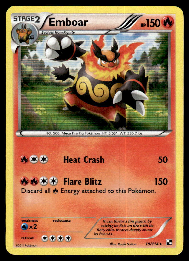 Pokemon TCG Deck Exclusives #019/114 Emboar LP