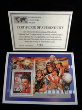 Elvis Presley Limited Edition Postage Stamp - Burkina Faso -Jailhouse Rock -1316