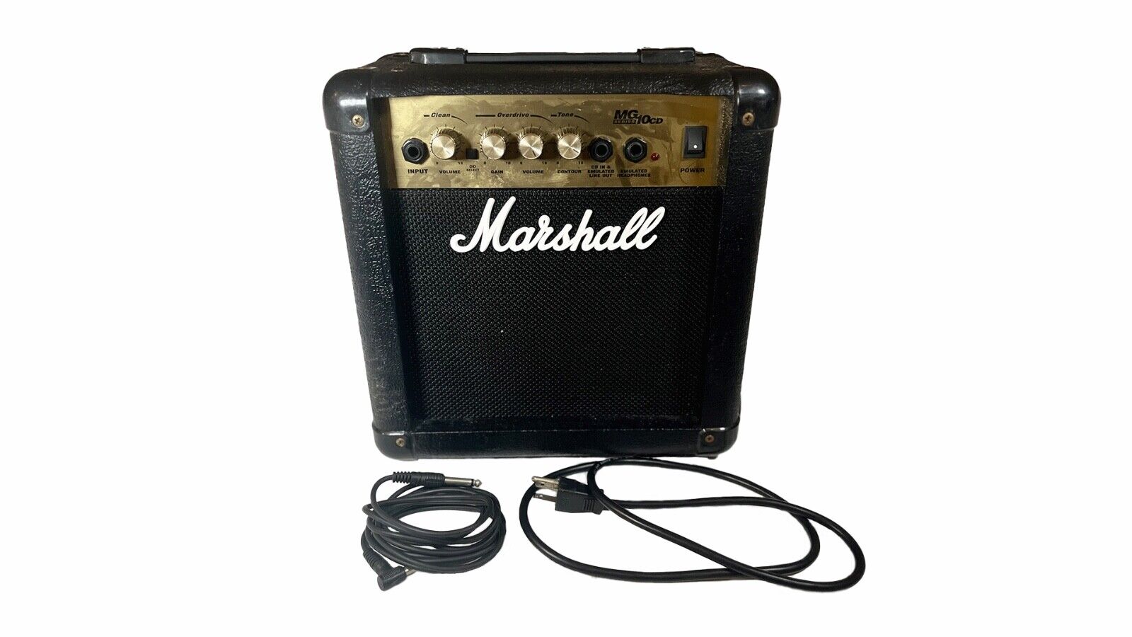 Marshall MG10 CD 10 watt Electric Guitar Amp for video games and band worship