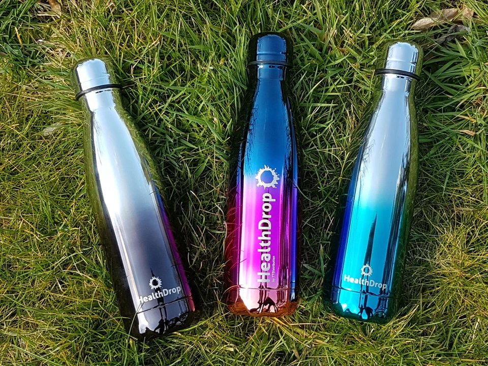 🎄Gourde inox bouteille double paroi isotherme Chaud/Froid 0.5L - Photo 4/4