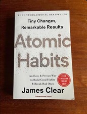 Atomic Habits by James Clear, paperback